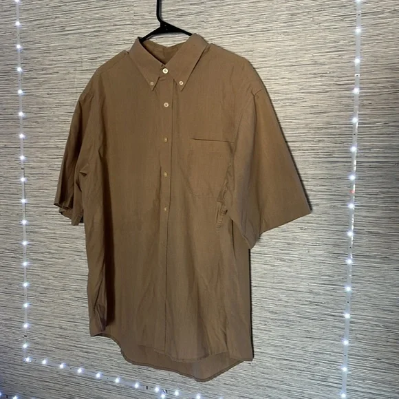Men’s Puritan Wrinkle-Resistant Short Sleeve Button-Up Shirt, Size XL, 500 - Picture 2 of 5